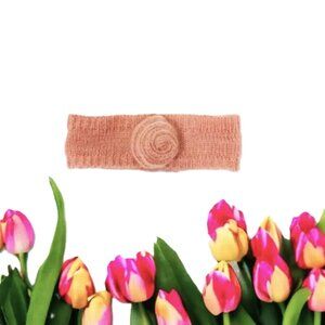 Knit Head Warmer Apricot Peach